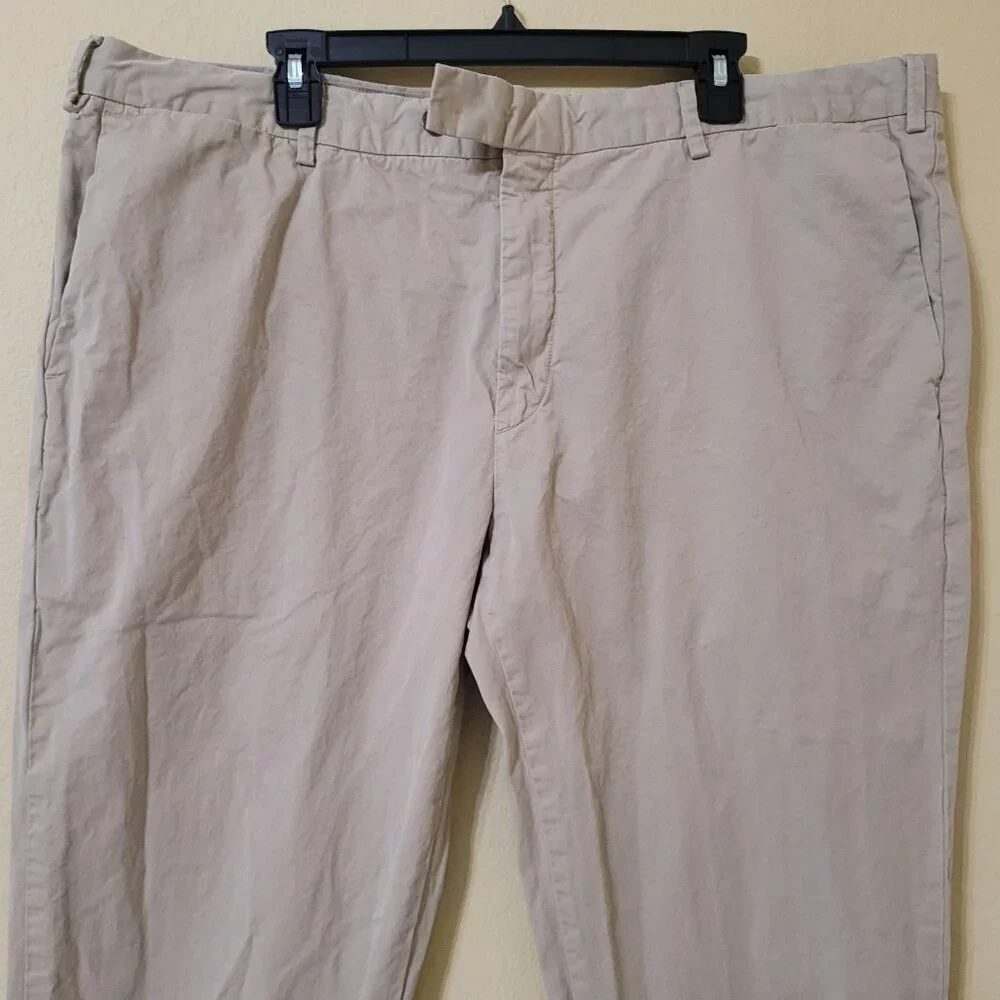 Polo By Ralph Lauren Mens Beige‎ Straight Fit Chinos Pants SZ 42/32 Cotton Blend